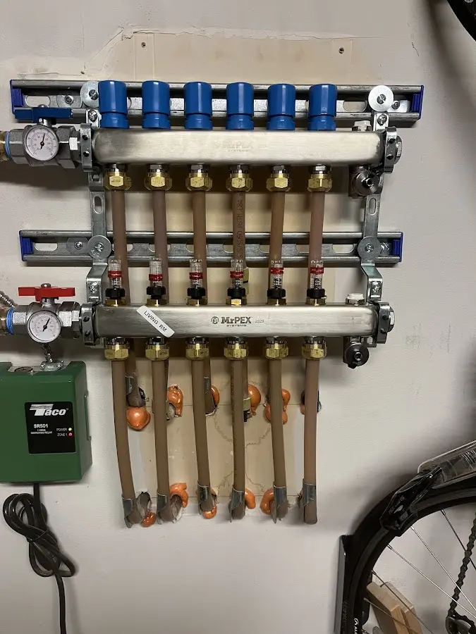 Plumber performing Leak Detection at a residential property in Worthington